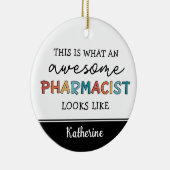 Personalisierter Apotheker Funny Phantastischer Ap Keramik Ornament (Rechts)