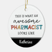 Personalisierter Apotheker Funny Phantastischer Ap Keramik Ornament (Links)