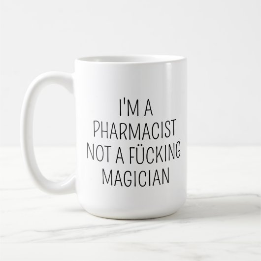 Personalisierter Apotheker-Mug, Individueller Apot Kaffeetasse (Links)