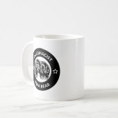 Personalisierter Apotheker Papa Bear Coffee Tasse (Vorderseite Links)
