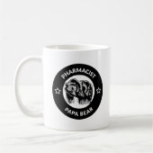 Personalisierter Apotheker Papa Bear Coffee Tasse (Links)