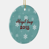 Personalisierter Appetithausaufenthalt Keramik Ornament (Rechts)