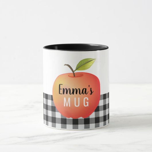 Personalisierter Apple Tasse (Zentrum)