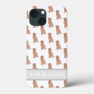 Personalisierter Apricot Red Golden Doodle Doodle Case-Mate iPhone Hülle