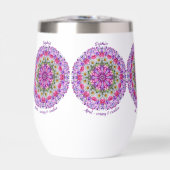 Personalisierter April Birth Blume Sweet Pea Manda (Vorderseite)