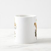 Personalisierter April Geburtsmonat Garten Gnome Kaffeetasse (Mittel)