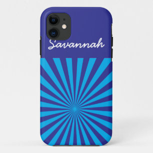Personalisierter aquamariner Türkis-blauer Case-Mate iPhone Hülle