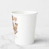 Personalisierter Aquarell-Erntedank Pappbecher (Links)