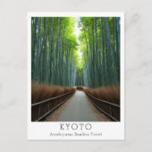 Personalisierter Arashiyama-Bambuswald Postkarte (Vorderseite)