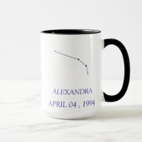 Personalisierter Aries-Sternbild-Becher - Benutzer