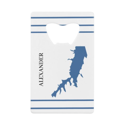 Personalisierter Arrowhead-See Geldbeutel Flaschenöffner (Vorderseite)