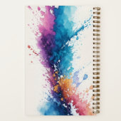 Personalisierter Artist-Pinselstrich Notizblock (Rückseite)