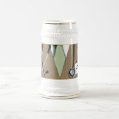 Personalisierter Arzt Bierglas (Mittel)