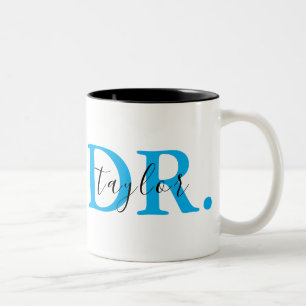 Personalisierter Arzt-Kaffeebecher Zweifarbige Tasse