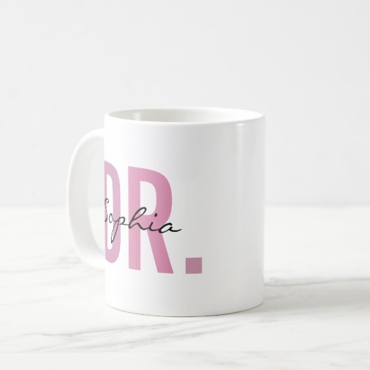 Personalisierter Arzt Kaffeetasse (Vorderseite Links)