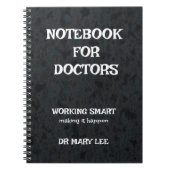 Personalisierter Arzt Notizblock (Vorderseite)