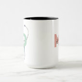 Personalisierter Arzt Retro MD Name Geschenk Tasse (Zentrum)