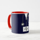 Personalisierter Arzt Tasse (Vorderseite Links)