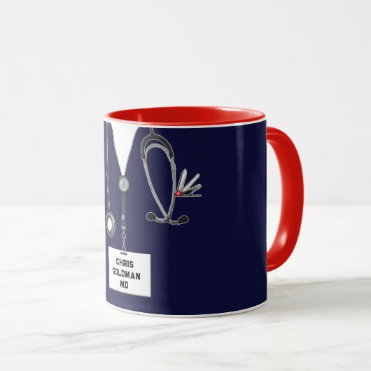 Personalisierter Arzt Tasse (VorderseiteRechts)