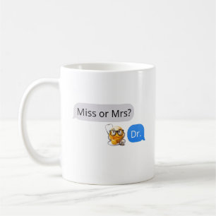 Personalisierter Arzt-Text lustig Medizin Kaffeetasse