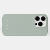 "Personalisierter ash Color iPhone Case mit benutz (Rückseite (Horizontal))