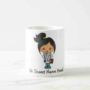 Personalisierter asiatischer niedlicher weiblicher kaffeetasse