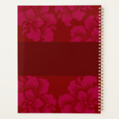 Personalisierter asiatischer Rot Planer (Rückseite)