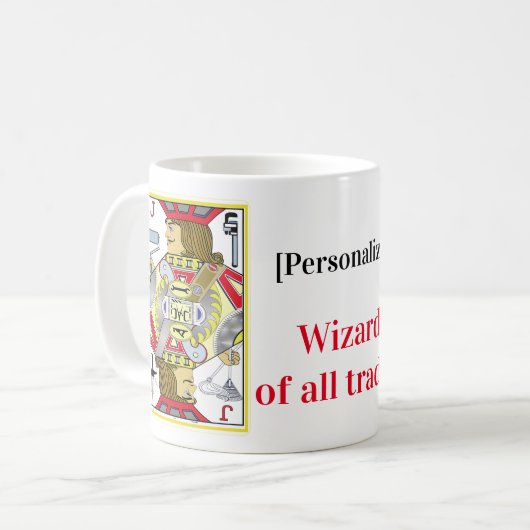 Personalisierter Assistent für alle Tasse (Vorderseite Links)