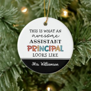 Personalisierter Assistent Keramik Ornament