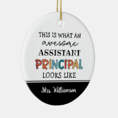 Personalisierter Assistent Keramik Ornament (Rechts)
