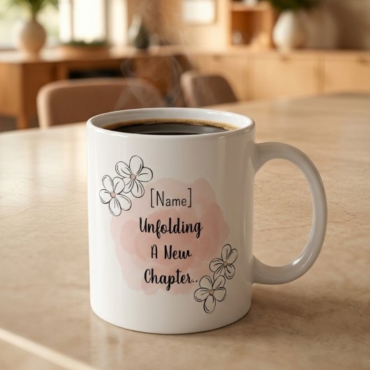 Personalisierter ästhetischer Wasserfarben-Geburts Kaffeetasse