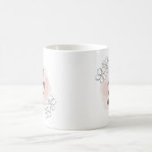 Personalisierter ästhetischer Wasserfarben-Geburts Kaffeetasse (Mittel)