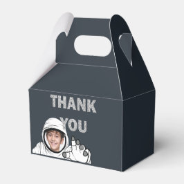 Personalisierter Astronaut Foto Geburtstag Geschenkschachtel