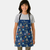 Personalisierter Astrounaut Space Man farbenfroh Schürze (Insitu)