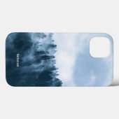 Personalisierter atmosphärischer Nebel über einem Case-Mate iPhone Hülle (Rückseite (Horizontal))
