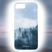 Personalisierter atmosphärischer Nebel über einem Case-Mate iPhone Hülle