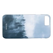 Personalisierter atmosphärischer Nebel über einem  Case-Mate iPhone Hülle (Rückseite (Horizontal))