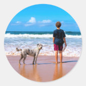 Personalisierter Aufkleber für benutzerdefinierte (Vorderseite)