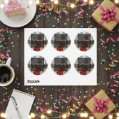 Personalisierter Aufkleber für das Foto