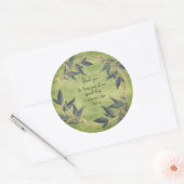 Personalisierter Aufkleber für das Hochzeitsholz (Umschlag)