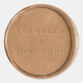 Personalisierter Aufkleber für den Umschlag sieht  (Vorderseite)