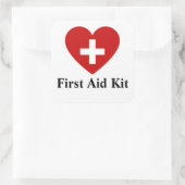 Personalisierter Aufkleber für die Erste Hilfe (Tasche)