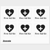 Personalisierter Aufkleber für die Erste Hilfe (Blatt)