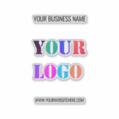 Personalisierter Aufkleber für Logo-Namen (Vorderseite)