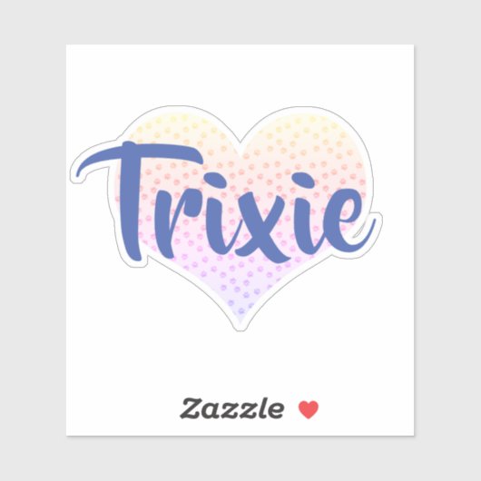 Personalisierter Aufkleber für Pawprint (Blatt)