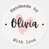 Personalisierter Aufkleber – Sonderbotschaft für O (Vorderseite)
