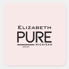 Personalisierter Aufkleber von Pure Michigan