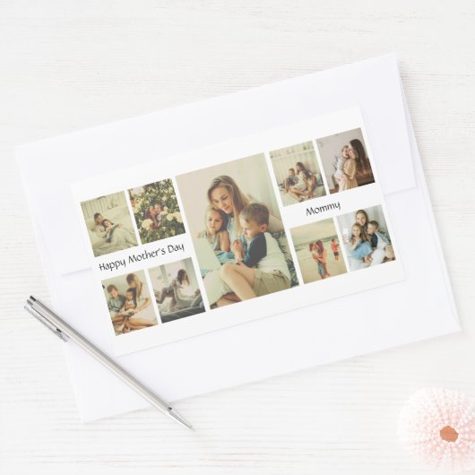 Personalisierter Aufkleber zum Muttertag (Umschlag)