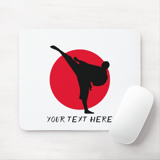 Personalisierter aufsteigender Sonnenmartial Arts Mousepad (Mit Mouse)
