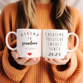 Personalisierter Aufstieg zur Oma Kaffeetasse